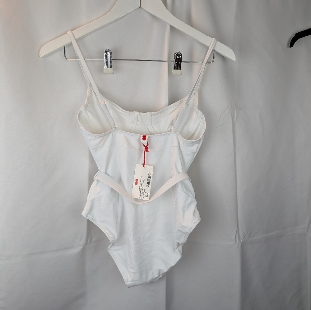 Solid & Striped the Spencer Cream swimsuit size S BNWT - Picture 8 of 9